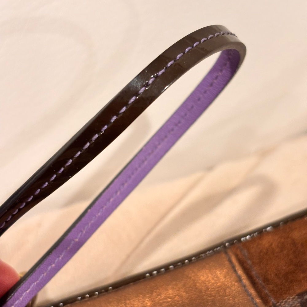 COACH Patchwork Corner Zip Wristlet - image 6